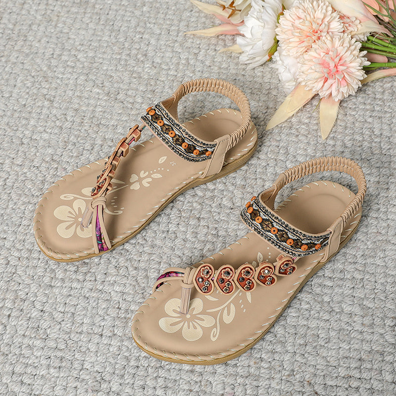 Comfortable Women Sandals Shoes Summer Non-Slip Wedge Design, Casual Walking Shoes for Women Plus Size Sandal Footwear