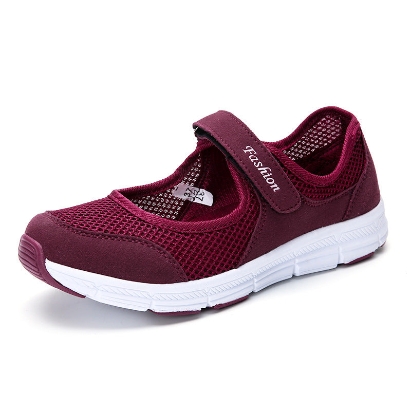 Womens Soft Flat Casual Sneakers, Slip-On Breathable Vulcanized Shoes for Everyday Comfort & Style