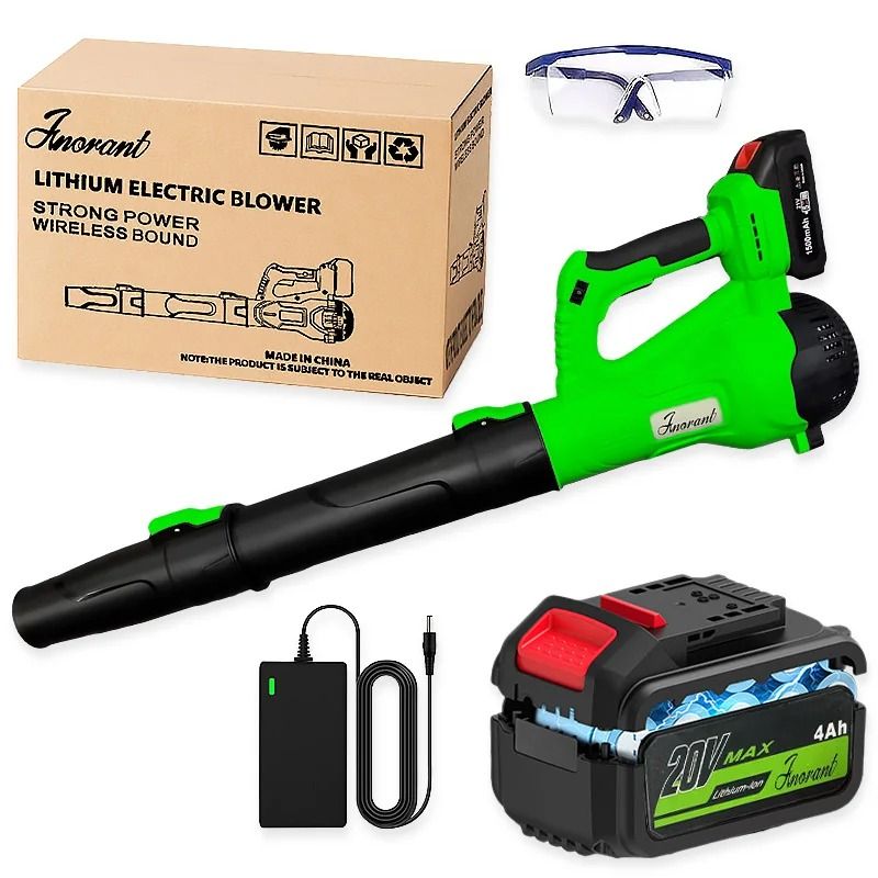 Portable Cordless Electric Lawn Mower with Dual Batteries and 3 Blade Types for Efficient Yard and Garden Trimmings