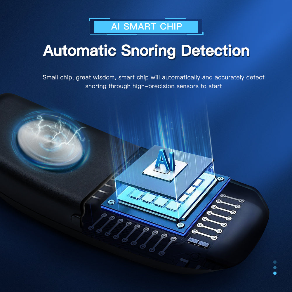 Sleep Well Stop Snore Device, EMS Pulse Comfortable Aid, Smart USB Anti Snoring Sleep Apnea Health Care