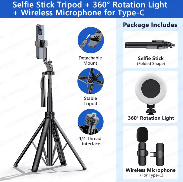 ProFlex Video Creator Tripod & Selfie Stick Stand