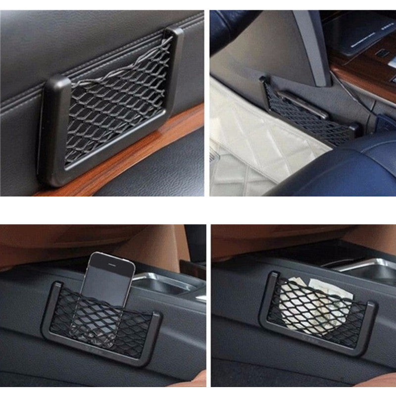 Storage Net Bag, Car Sticker Phone Holder, Car Organizer Accessories for Renault Megane, Duster, Logan, Clio, Laguna,