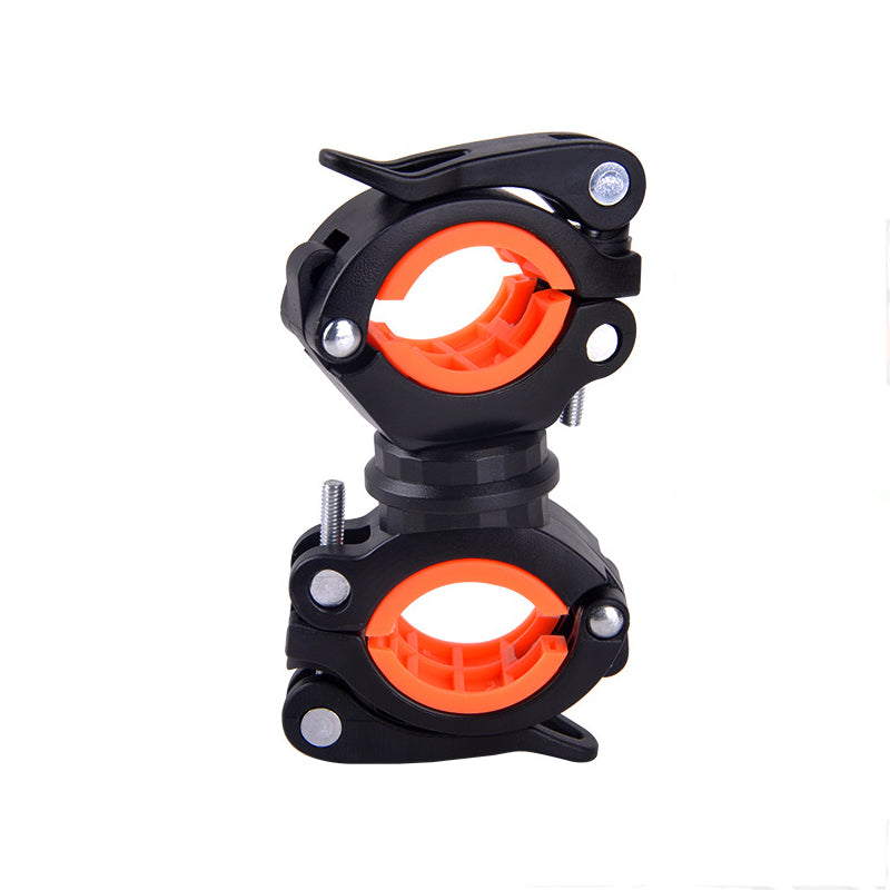 Multifunctional Rotatable Bike Light Holder, MTB LED Flashlight Bracket, Road Cycling Mount Accessory