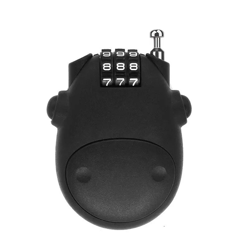 High Precision Bicycle Code Lock, Steel Cable Rope Lock, Helmet and Luggage Password Lock for Multi-Purpose Use