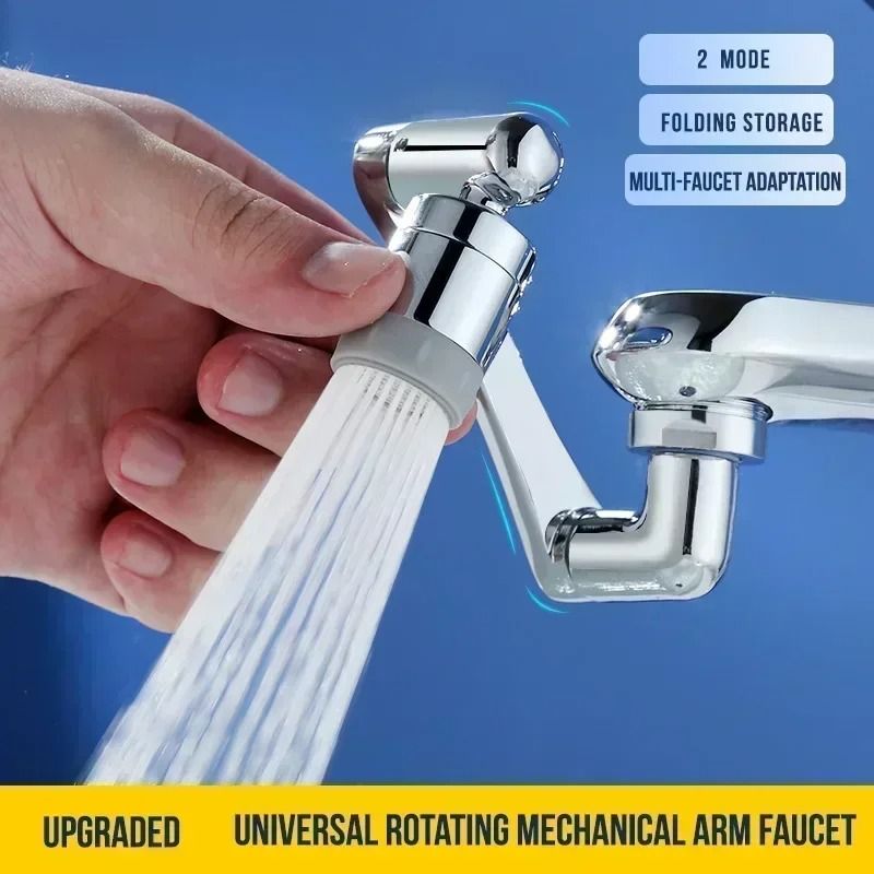Universal 1080 Degree Rotation Faucet Aerator Mixer Extender Sprayer Head