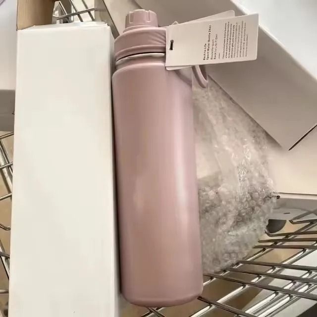 710 ml Stainless Titanium Vacuum Sports Bottle Leakproof Outdoor Cup