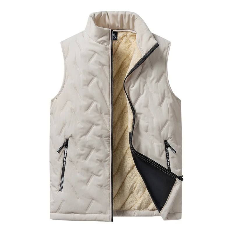 Mens Warm Cotton Vest Jacket