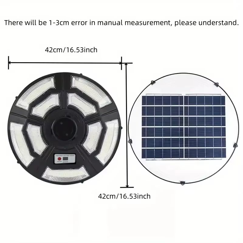 UFO Solar Powered Outdoor Yard Light with Motion Sensor – Automatic Dusk-to-Dawn Courtyard Lighting