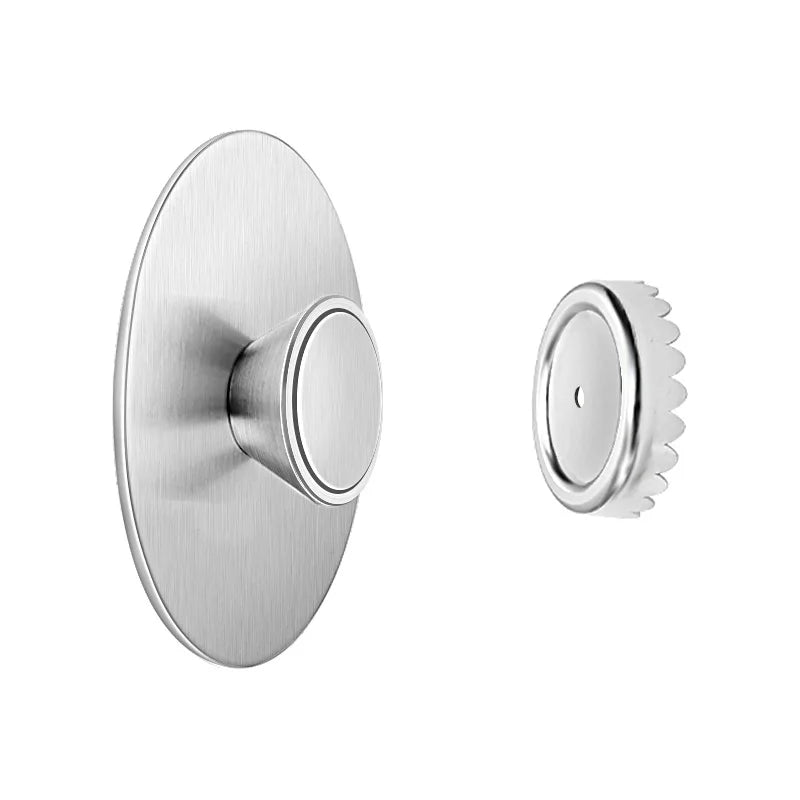 Stainless Steel Magnetic Soap Holder, Wall Mounted Soap Saver, Portable Dispenser for Bathroom and Kitchen