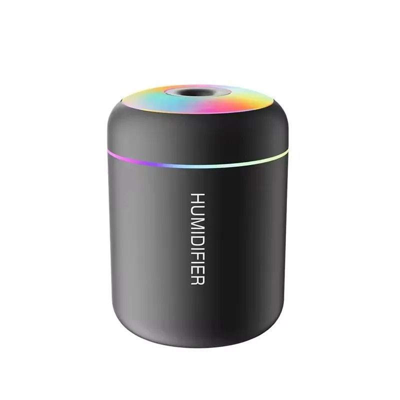 Mini USB Air Humidifier and Aroma Diffuser with Colorful LED Light