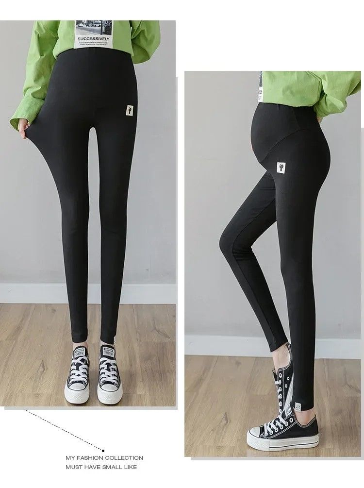 MamaEase Adjustable Bottoming Maternity Leggings, High-Waist Support for Expecting Moms