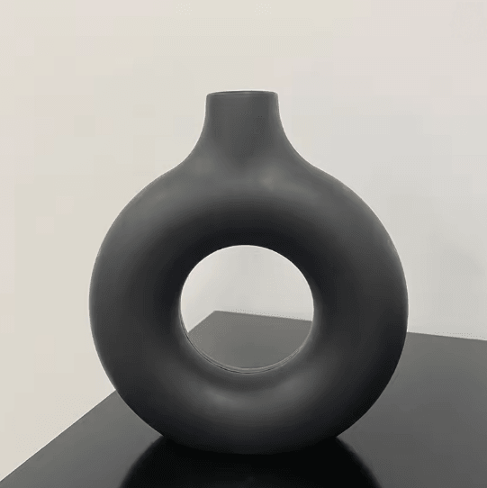 Modern Donut Circle Flower Vase