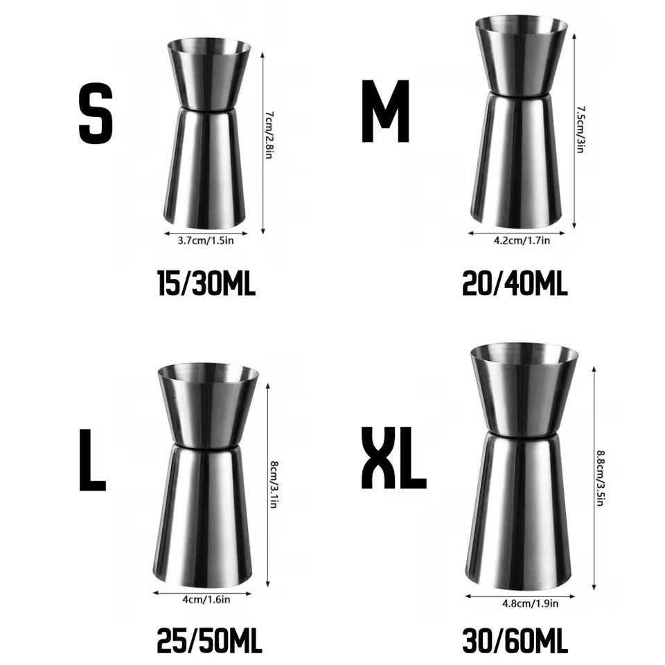 Pro Bar Jigger – 15/30ml Cocktail Measure