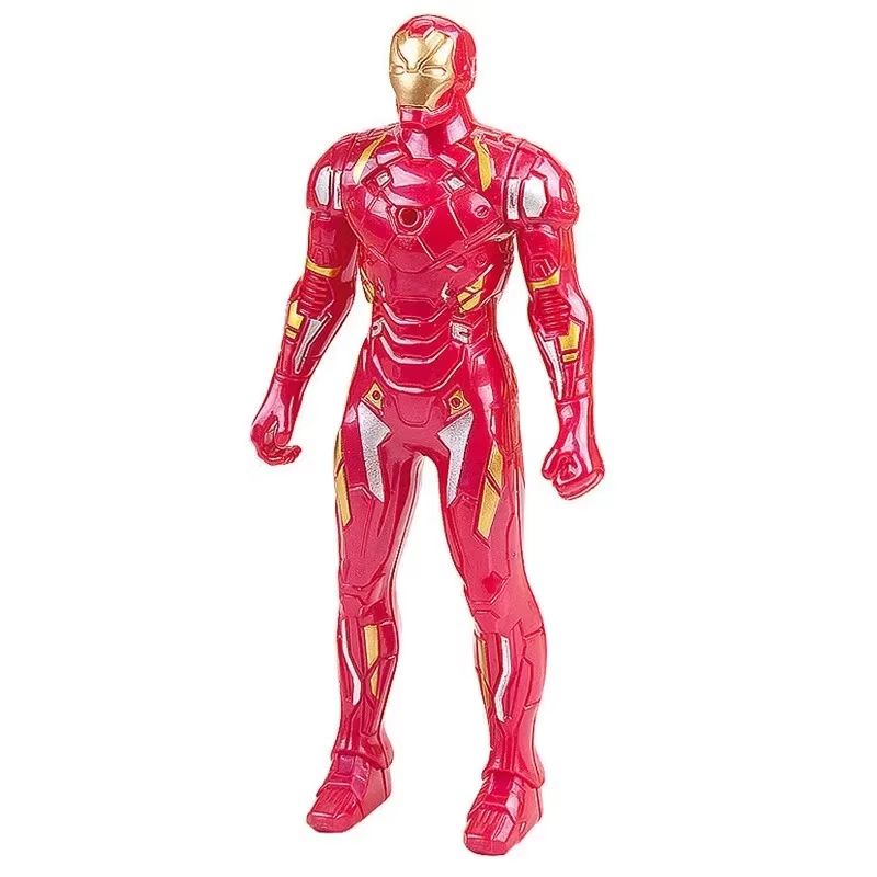 Marvel Glow Heroes Action Figure Set Spider Man, Hulk & Iron Man Mini Toys for Kids