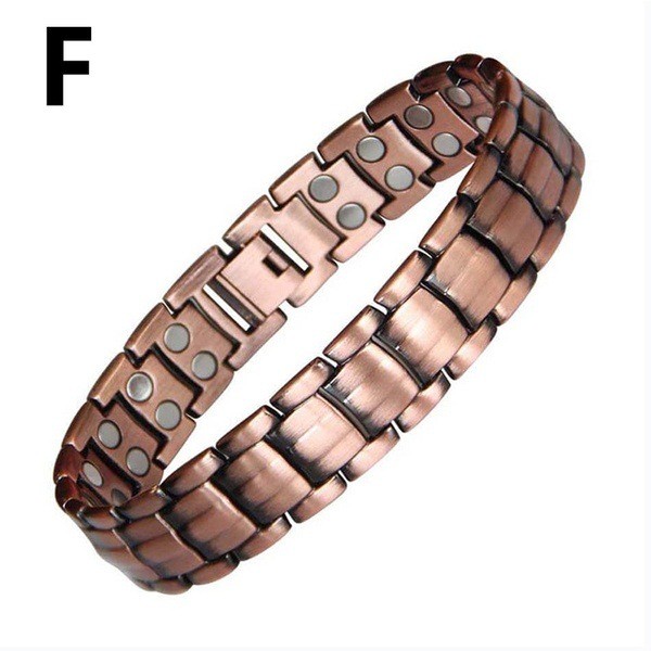 Arthritis Pain Relief Bracelet, Healthy Copper Magnetic Bracelet for Men, Bio-Energy Health Bangle Jewelry