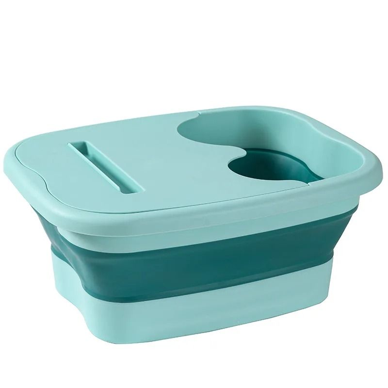 Foldable Footbath Massage Bucket Folding Basin for Spa and Pedicure Use