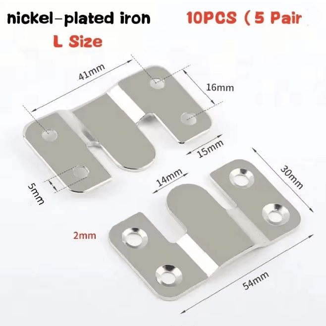 Flush Mount Interlock Picture Hanger Set