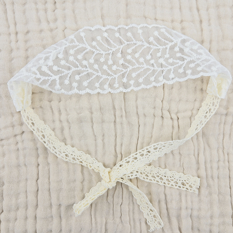 Baby Hair Accessories Hollow Headbands for Girls Elastic Lace White Floral Sweet Princess Hairband for Newborn