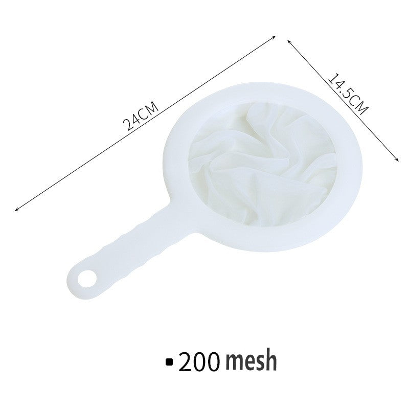 Washable Nylon Ultra Fine Mesh Strainer Spoon Sieve, Kitchen Colander For Coffee Tea Juice Soy Milk
