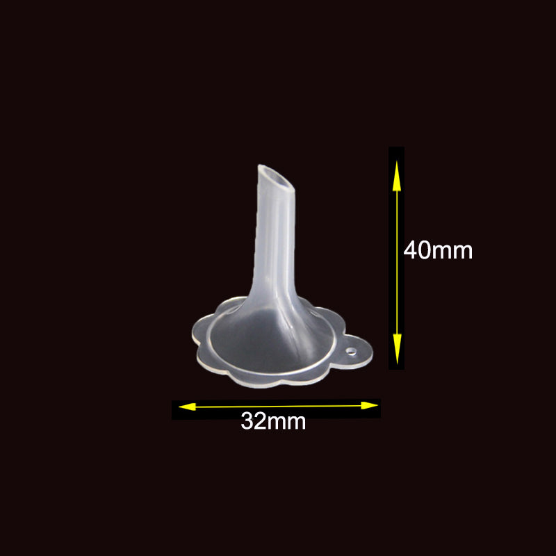 Mini Transparent Plastic Funnel for Oil, Perfume, Lotion, Liquid Diffuser Bottle Tools
