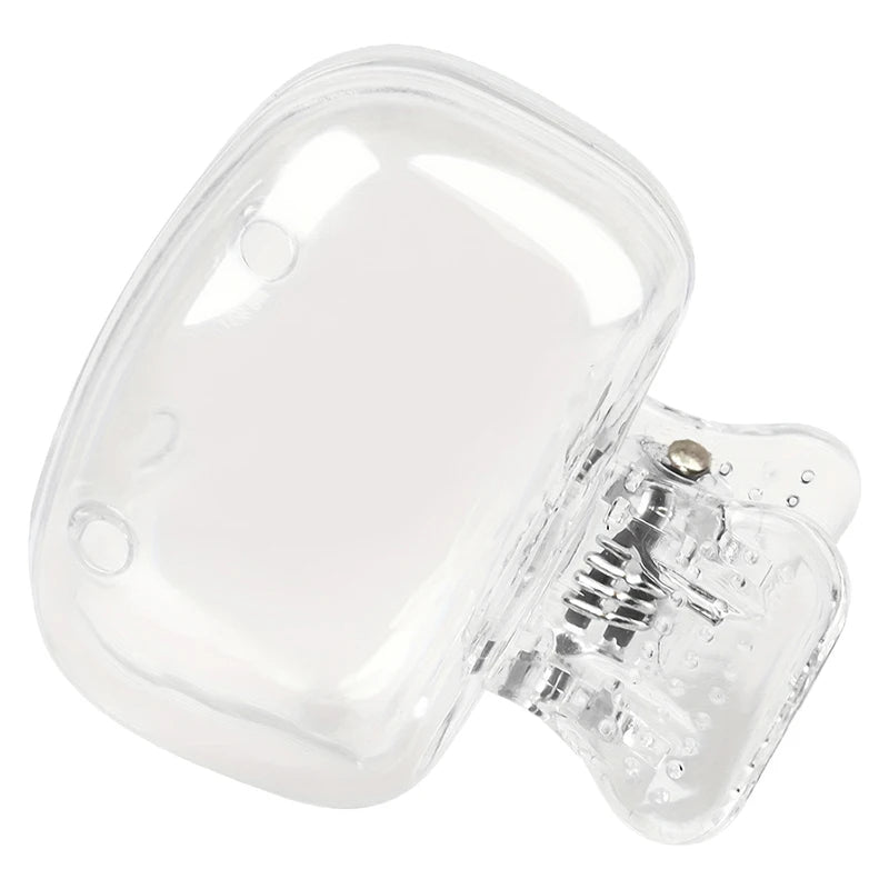Protective Toothbrush Pod Case, Travel Toothbrush Head Covers, Portable Plastic Clip for Travel