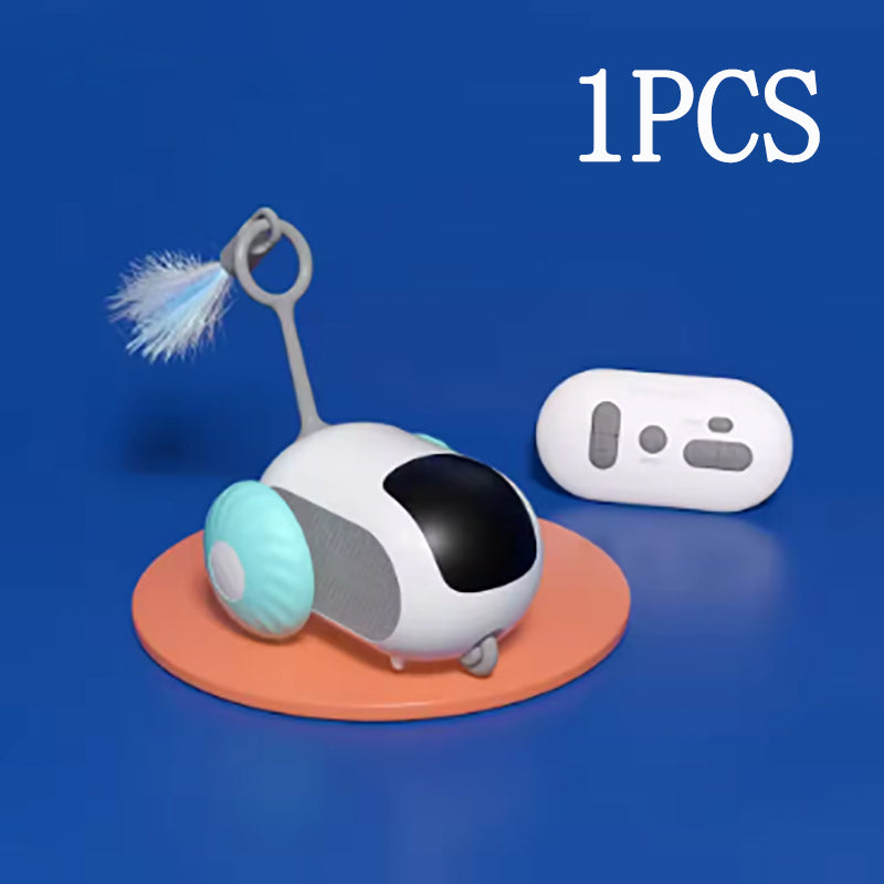 Electric Cat Toy Remote, Interactive Intelligent Sports Car for Cats Indoor, Self Entertainment Toy, Automatic Play Car