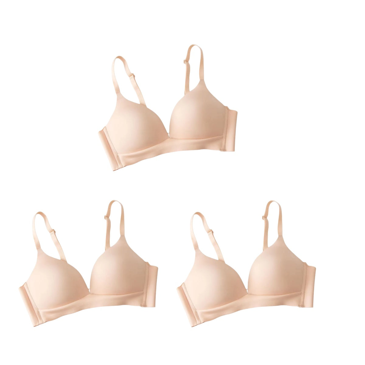 Seamless Bra Wireless Push Up Bra for Smooth Everyday Comfort