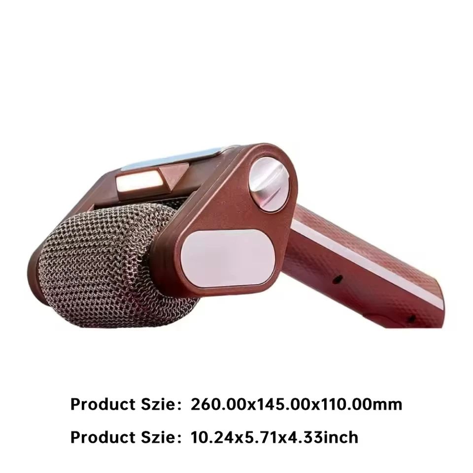 350RPM Cordless Electric Grill Cleaner with Replaceable Stainless Steel Roller Head