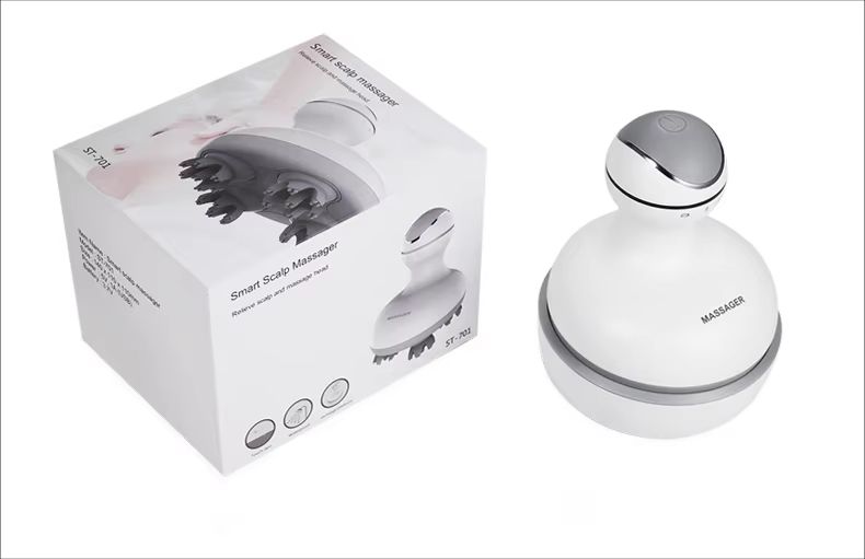 Cordless Electric Scalp Massager for Hair Growth, Deep Clean & Stress Relief