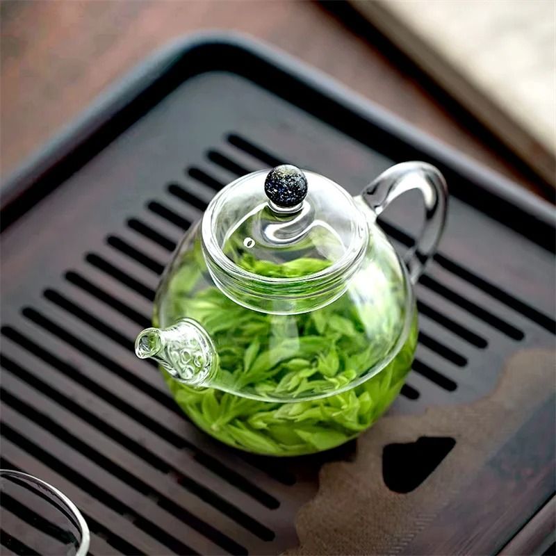 Small Glass Teapot Heat Resistant Tea Maker