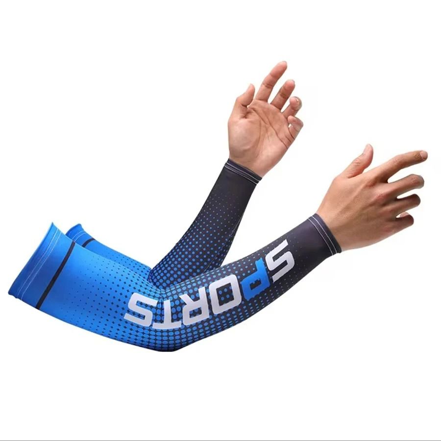 Summer Ice Silk Sunscreen Sleeves – Cooling UV Protection & Anti-Slip Arm Covers