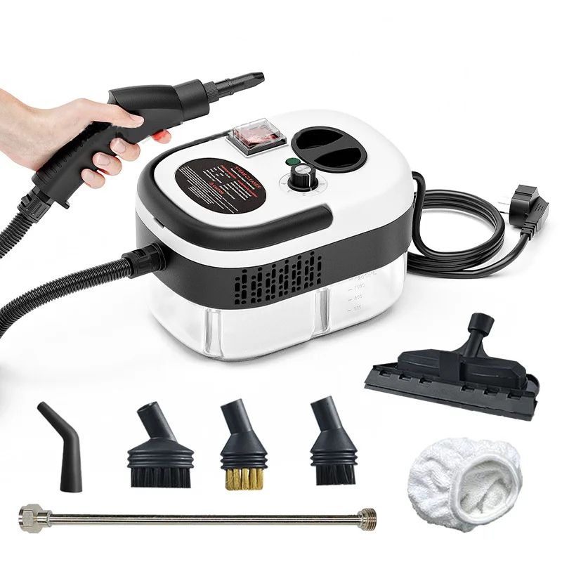 2500W high pressure steam cleaner Handheld Deep-Clean Steamer for Kitchen, Car & AC