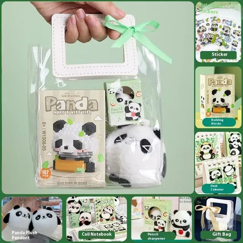 Kawaii Capybara Stationery Gift Set | Handbag Edition with Plush Pendants & Notebook