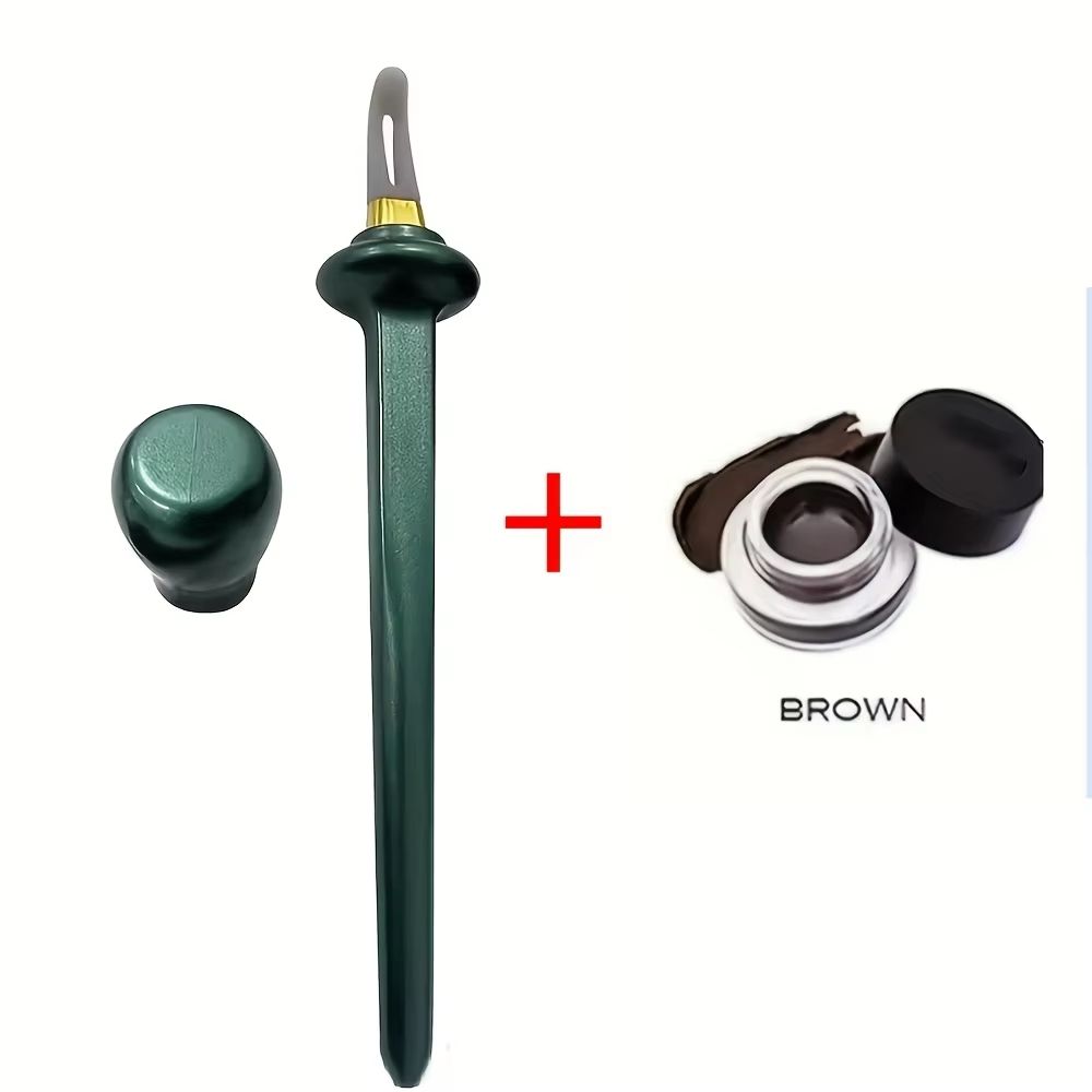Waterproof Silicone Eyeliner Brush, Non-Smudge Eyeliner Tool for Precise Application
