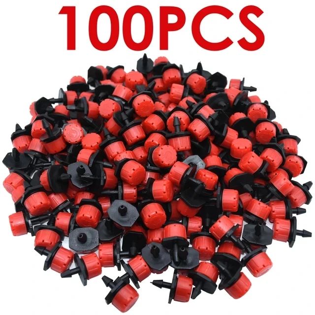Adjustable 4/7mm Micro Drip Irrigation Emitters for Balconies, Gardens & Greenhouses (10–1000pcs)