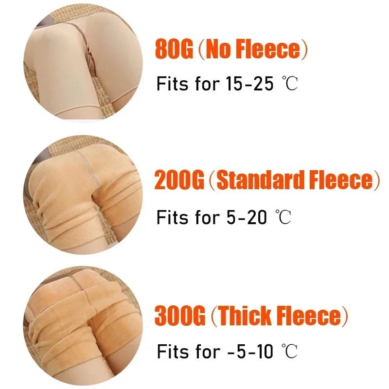 Womens Thermal Fleece Tights Seamless Fleece Lined Leggings for Cozy Winter Comfort