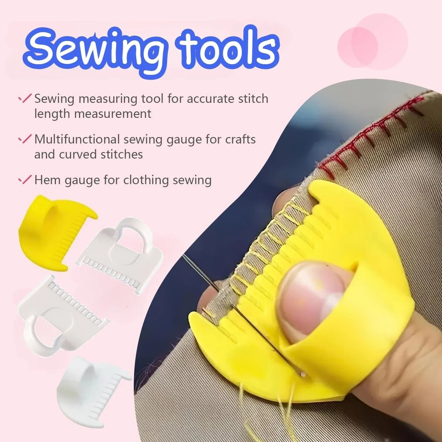 Sewing Guide Template 3mm Sewing Guide Stitch Spacing Tool for Consistent Stitches