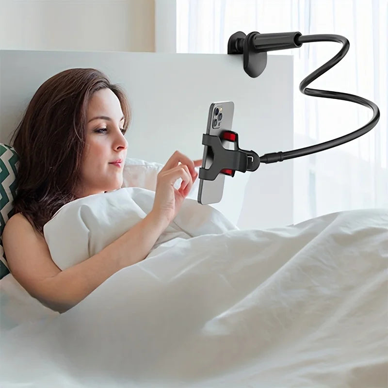 Universal Flexible Long Arm Phone Holder – Adjustable Clamp Mount for Bed, Tablet, Car, and More