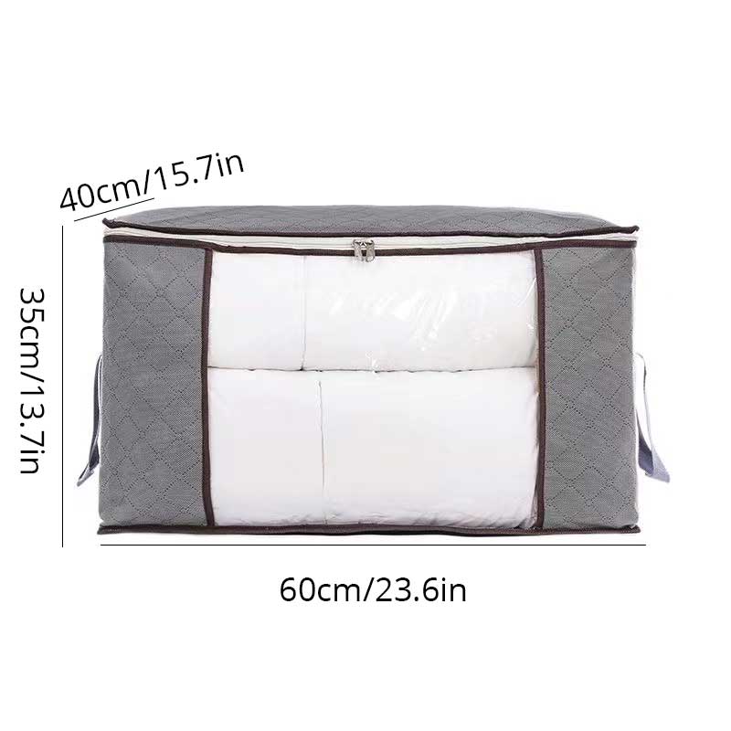 Non-Woven Cotton Quilt Storage Bag – Large Capacity, Moisture & Dust Proof, Portable Luggage Organizer