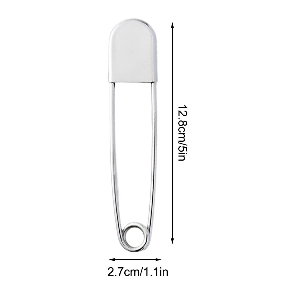 Large Stainless Steel Safety Pin – Durable, Rust-Resistant DIY Sewing Tool for Fixing Files