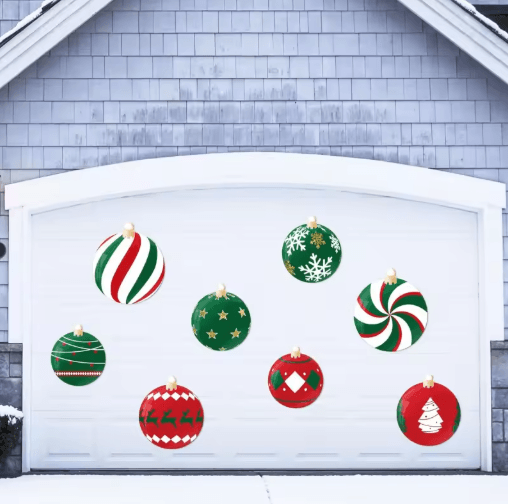 Premium 8-Piece Christmas Garage Door Magnets Set – Festive Magnetic Decorations for Home & Holiday