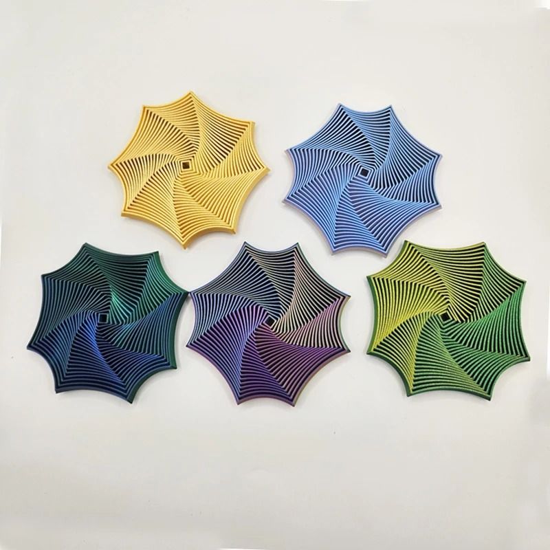 OctaSpin 3D Printed Octagonal Fidget Toy for Stress Relief