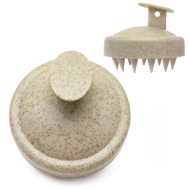 Silicone Shampoo Scalp Massage Brush and Hair Washing Comb for Shower and Bath