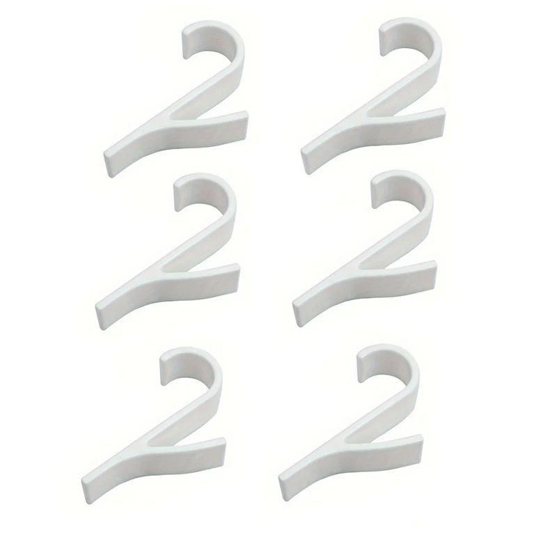 Heated Towel Rail Hooks Set (2–6pcs), Multi-Purpose radiator towel hooks for Towels, Coats & Scarves