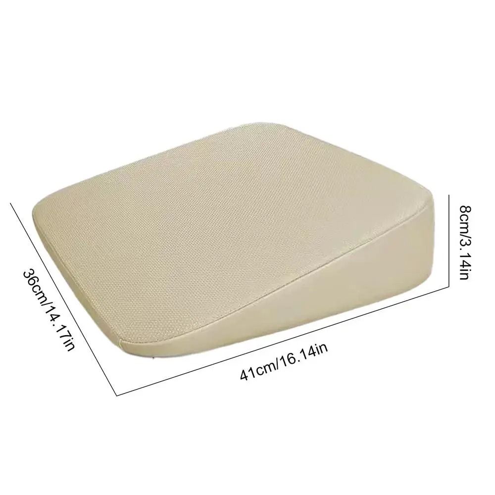Wedge Car Seat Cushion – Ergonomic Adult Booster Pad for Drivers