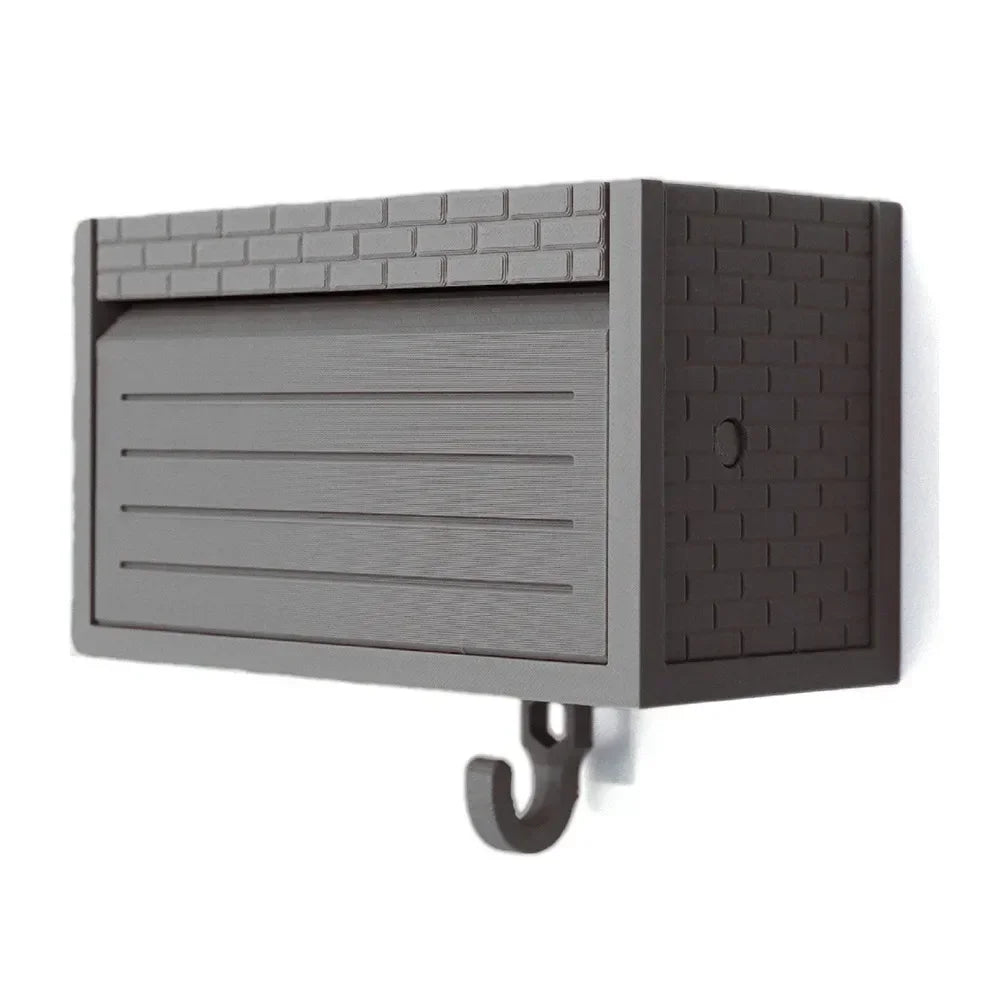 Multifunctional Funny Wall Mount Key Rack, Creative Car Garage Key Holder with Opening Door