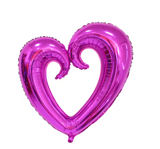 40 Inch Giant Heart Foil Balloon for Valentine and Wedding Decor