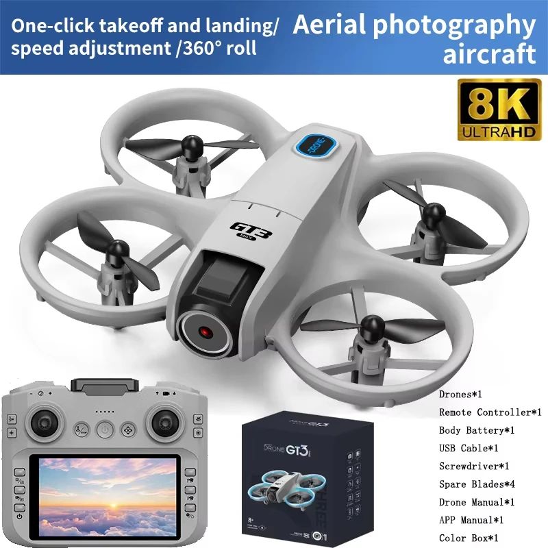 SkyVision Pro 8K GPS Drone with Dual Camera and Obstacle Avoidance