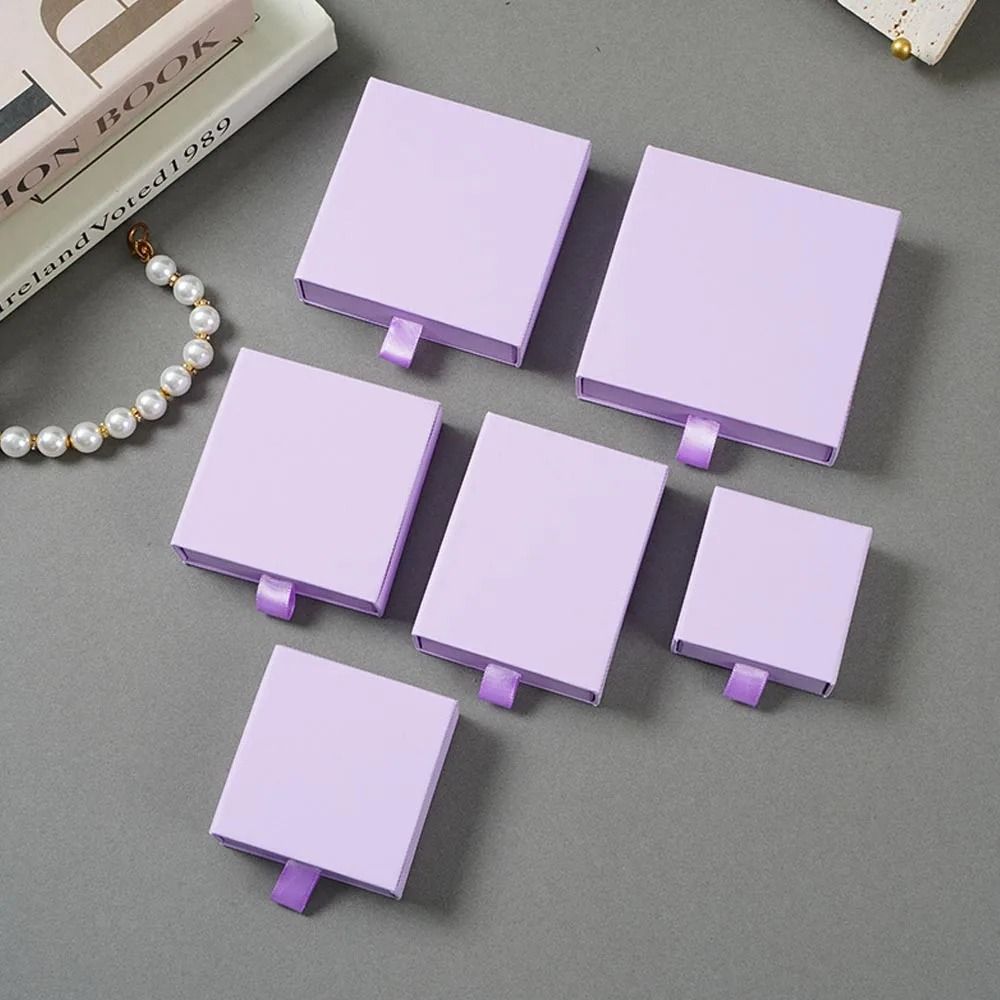 Paper Jewelry Gift Box Set – High-Performance Organizer & Packaging for Rings, Earrings & Wedding Favors (10pcs)