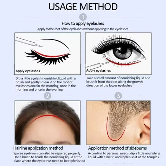 Fast Eyebrow Growth Serum Fuller Thicker Lash and Brow Enhancer